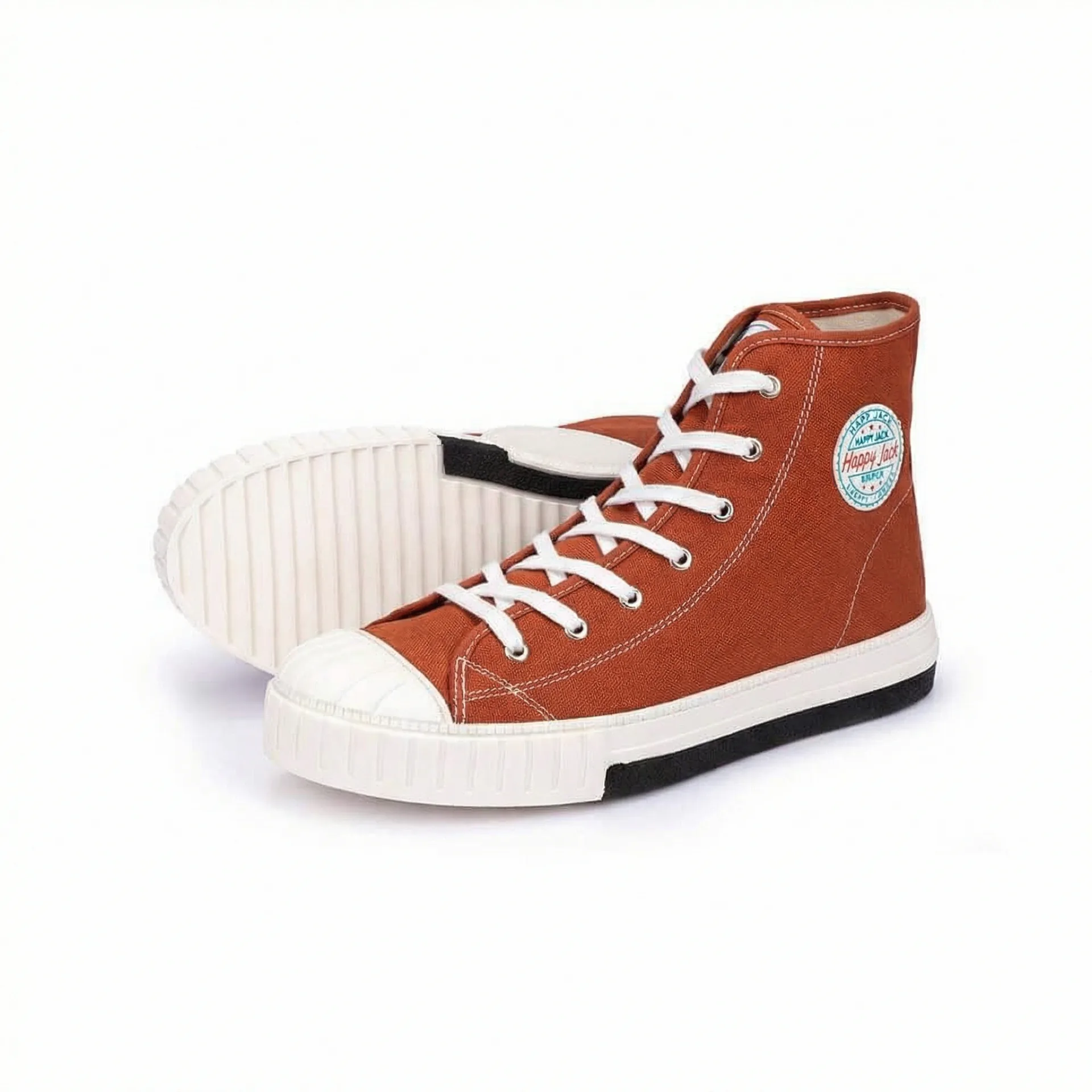 Product photo of a high-top canvas sneaker in a color variant